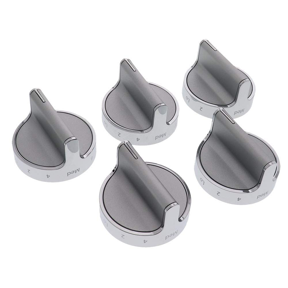 ERP W10762263 Gas Range Burner Knob Kit Pack of 5 W10766544