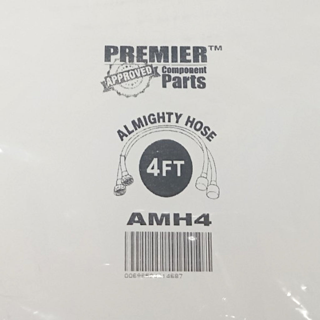 AMH4 Washing Machine 4' Almighty Hose 2 Pack Made in USA!