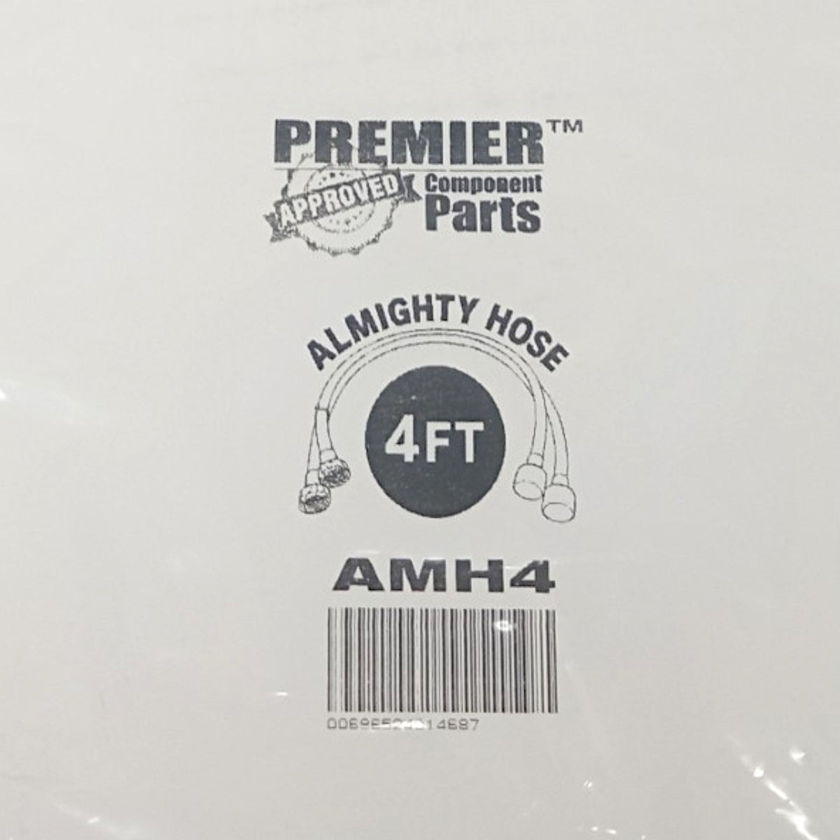 AMH4 Washing Machine 4' Almighty Hose 2 Pack Made in USA!