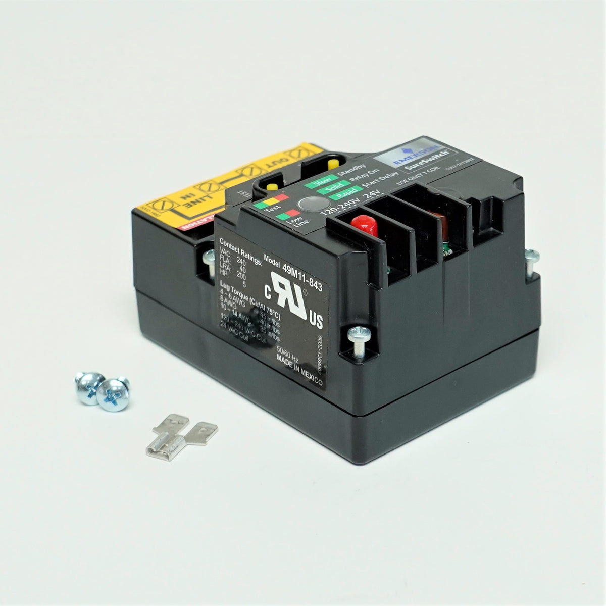 White-Rodgers 49M11-843 SureSwitch Multi-Volt Contactor 40 Amps 1 & 2 Pole