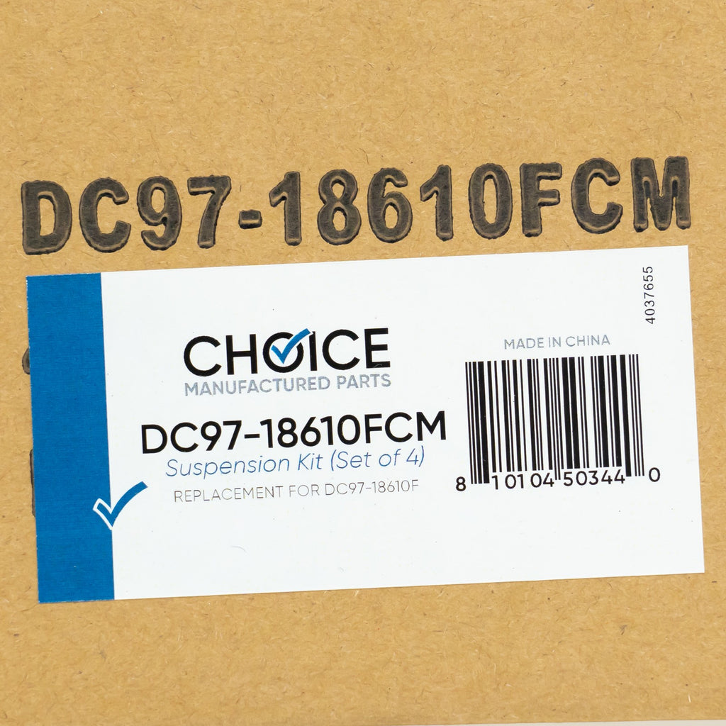 Choice DC97-18610F for Samsung Clothes Washing Machine Suspension Rod 4 Pack