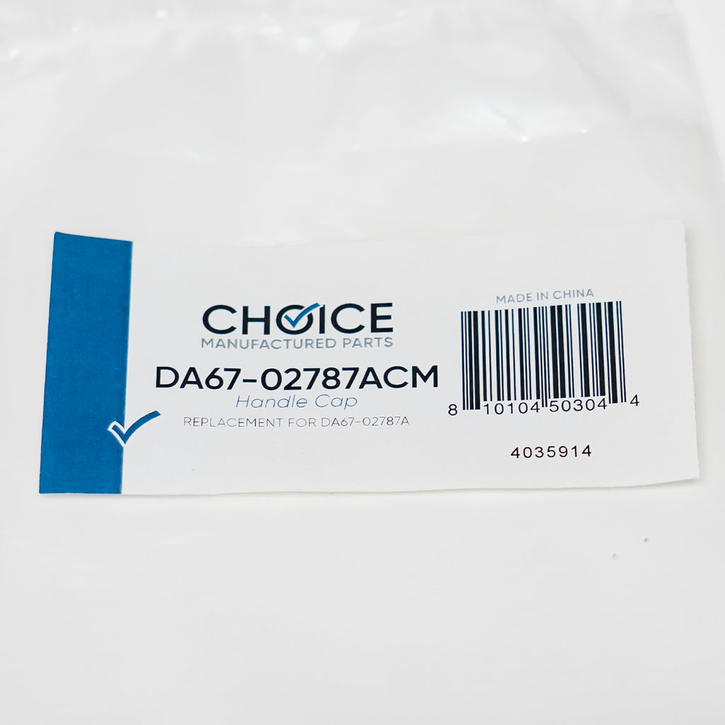 Choice Parts DA67-02787A Refrigerator Freezer Handle End Cap for Samsung