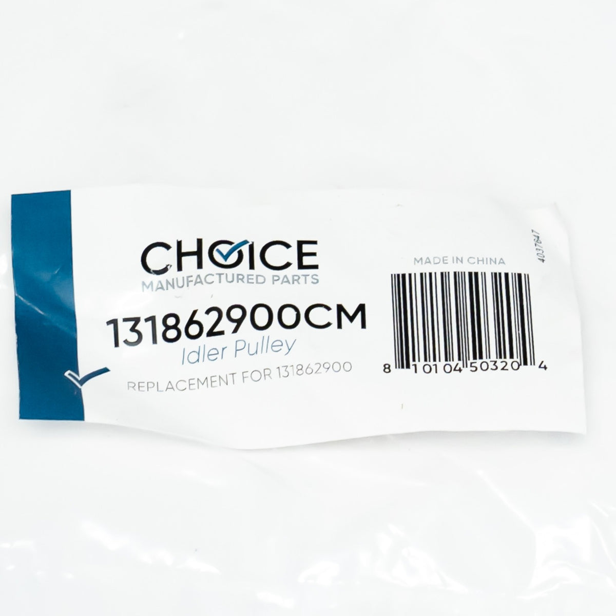 Choice Parts 131862900 for Electrolux Frigidaire Washer Idler Pulley