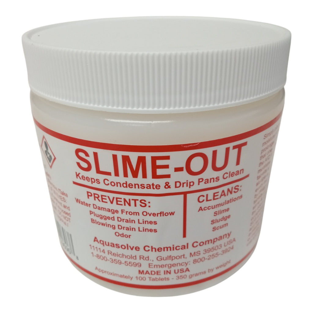 Slime Out Condensate Pan Tab Clean Treatment 100 Tablets SO100