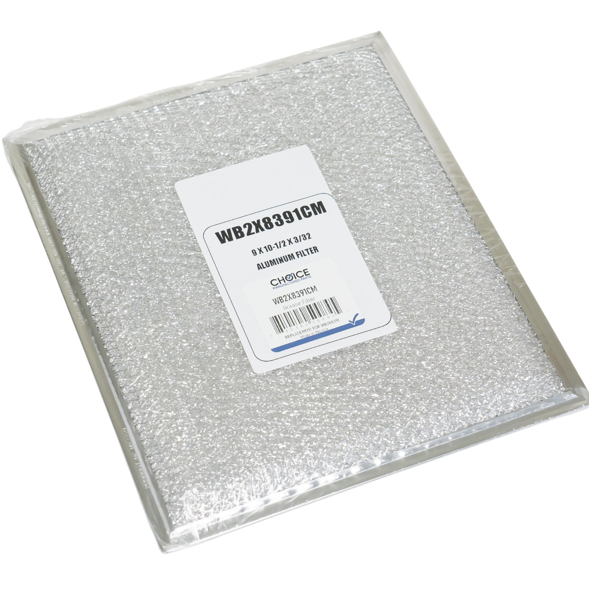 Choice Parts WB2X8391 for GE Range Hood Aluminum Grease Filter