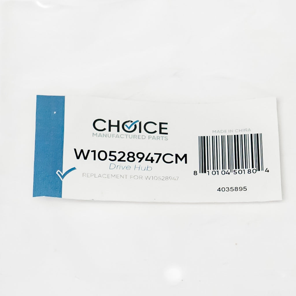 Choice Parts W10528947 for Whirlpool Washing Machine Drive Hub Kit