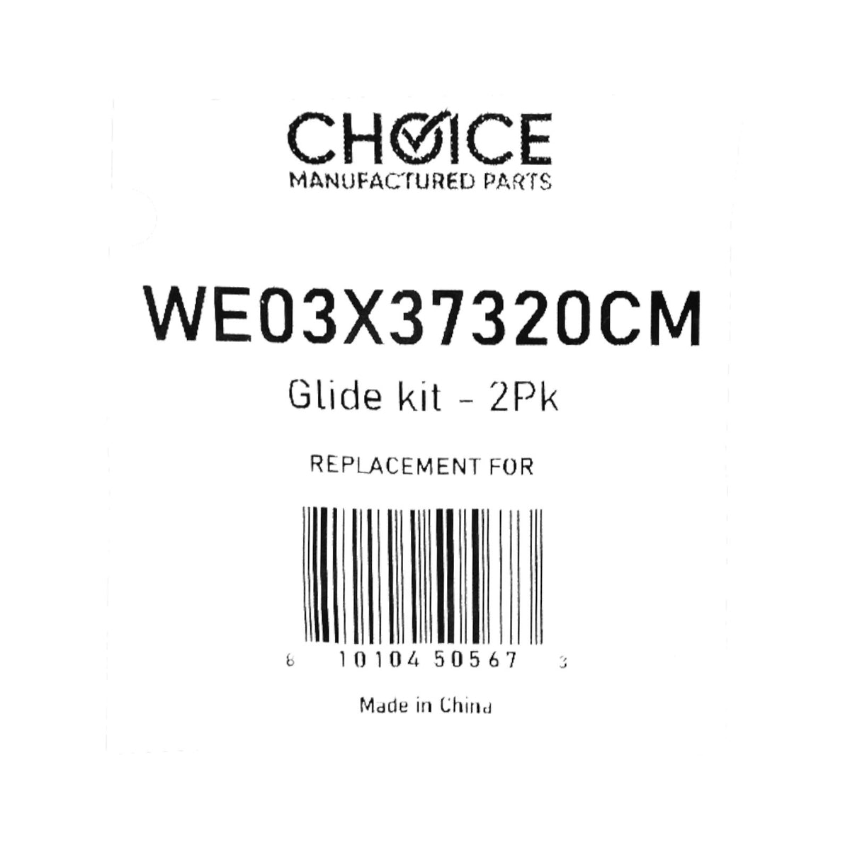 CMP WE03X37320 2 Pack of Dryer Drum Bearing Teflon Slide Glides for GE