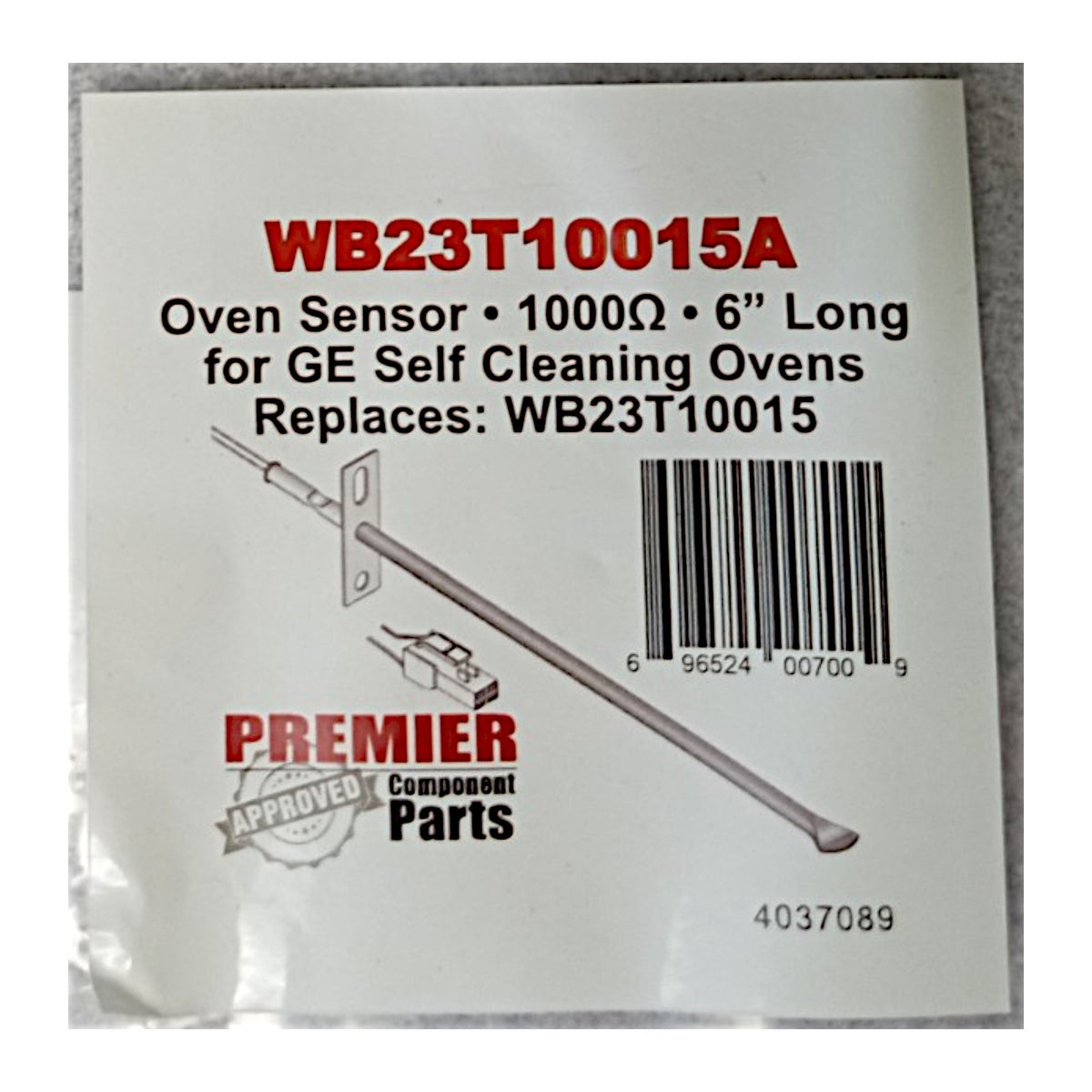 Premier Range Oven Temperature Sensor for GE WB23T10015
