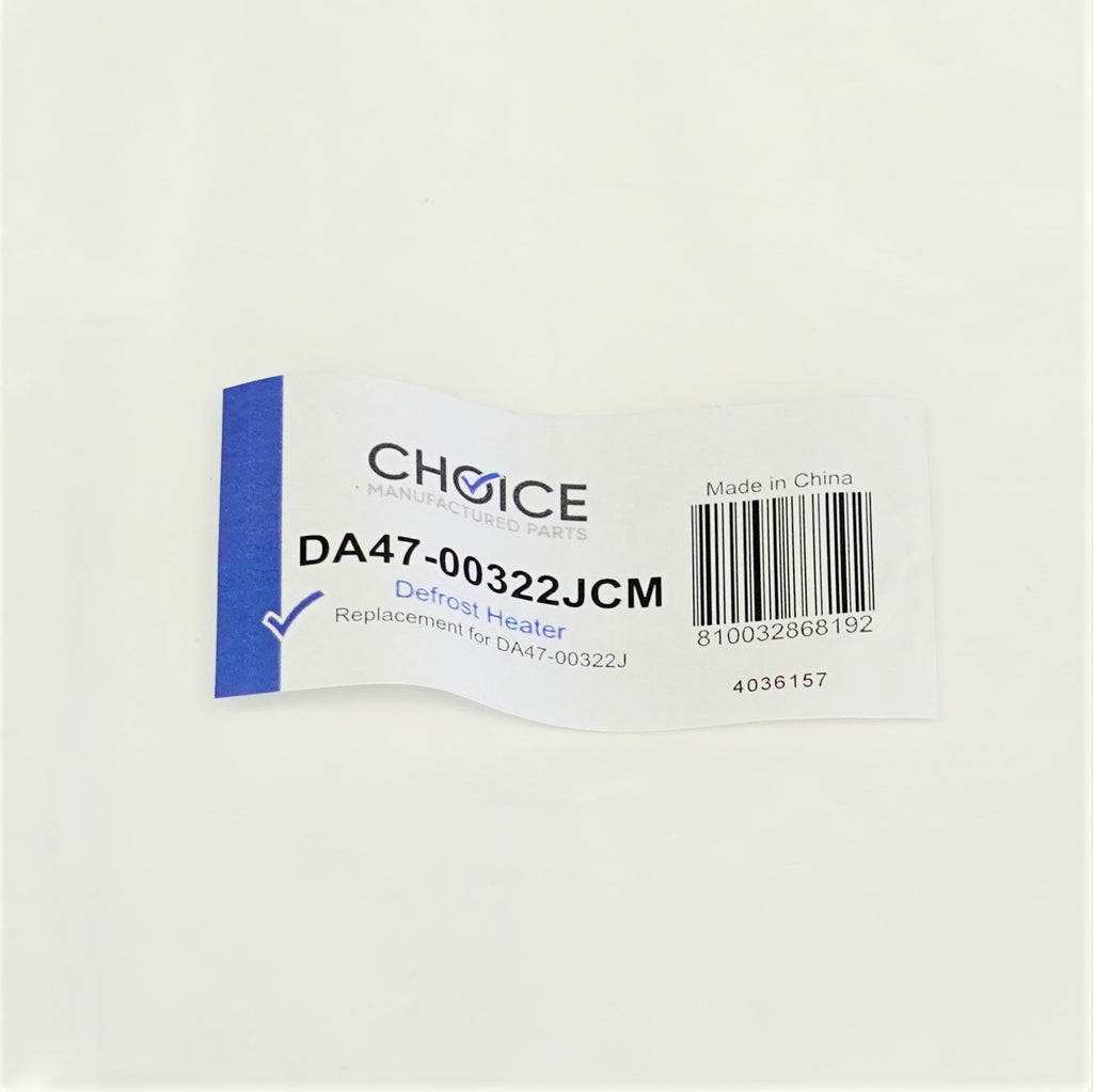 Choice Manufactured DA47-00322J for Samsung Refrigerator Defrost Heater Element