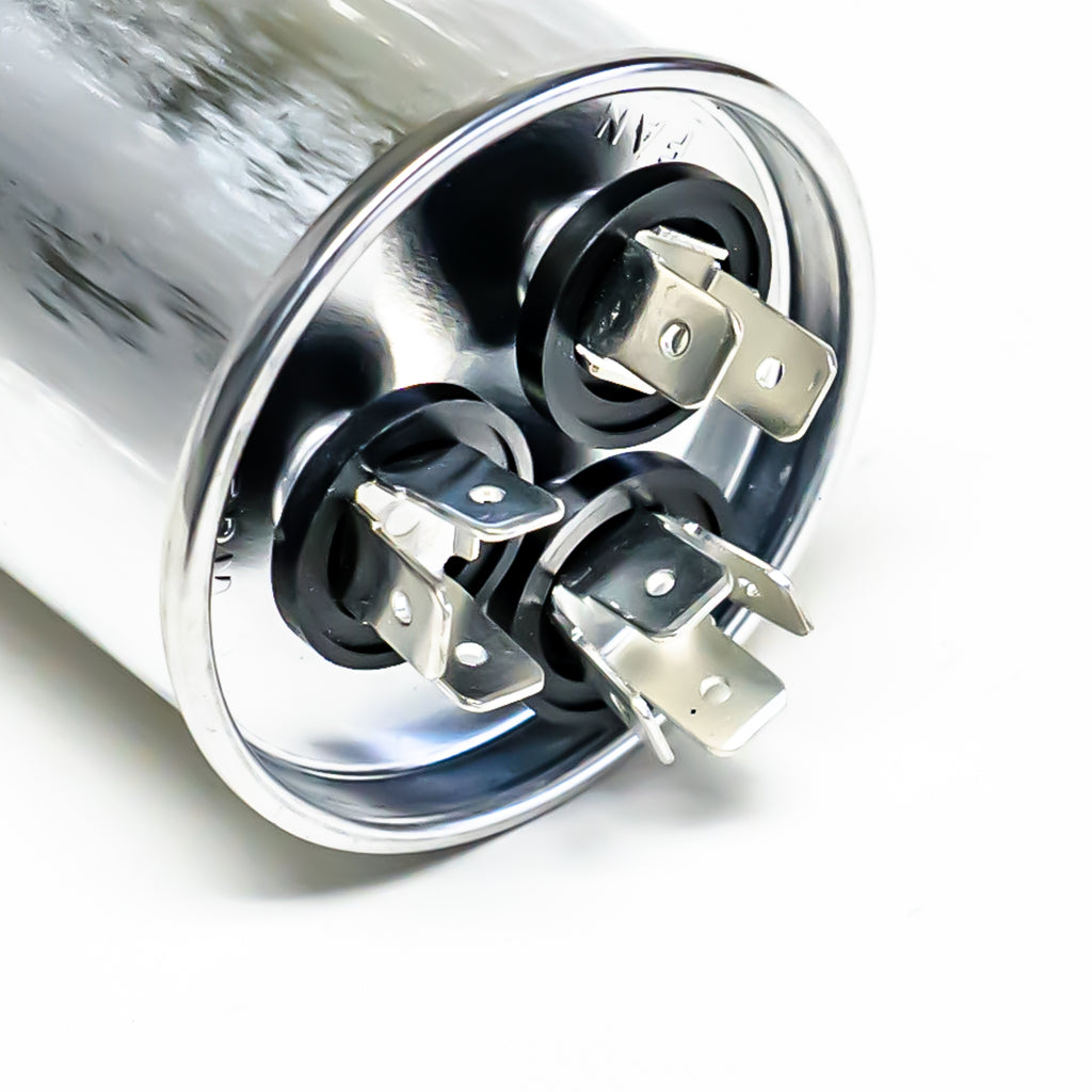 Supco Capacitor Round Dual Run 45 + 10 uf mfd 370/440 Volts for HVAC Motors