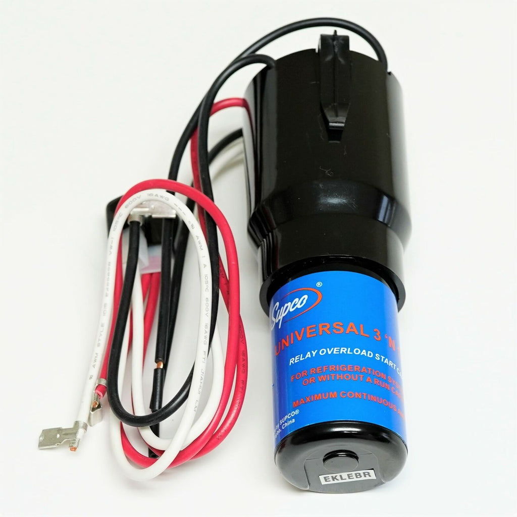 URCO810 SUPCO Refrigerator Relay Overload Start Run Capacitor 3-n-1 1/12-1/5 HP