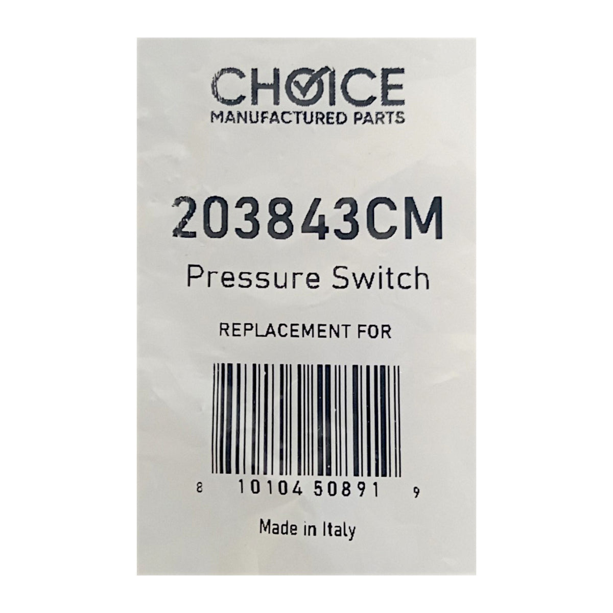 Choice 203843 Clothes Washing Machine Pressure Switch for Speed Queen
