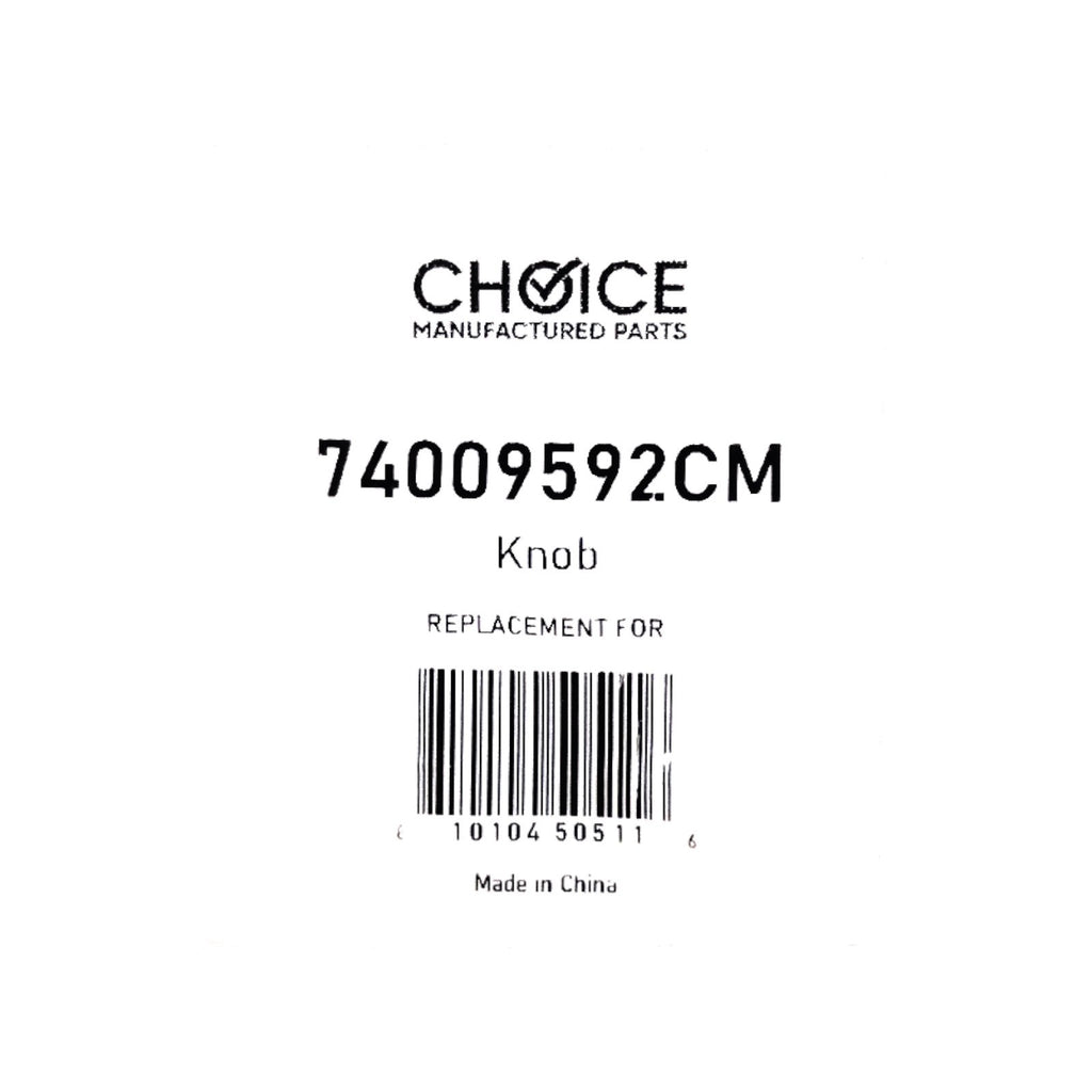 Choice Part 74009592 Range Stove Burner Knob for Whirlpool Jenn Air WP74009592