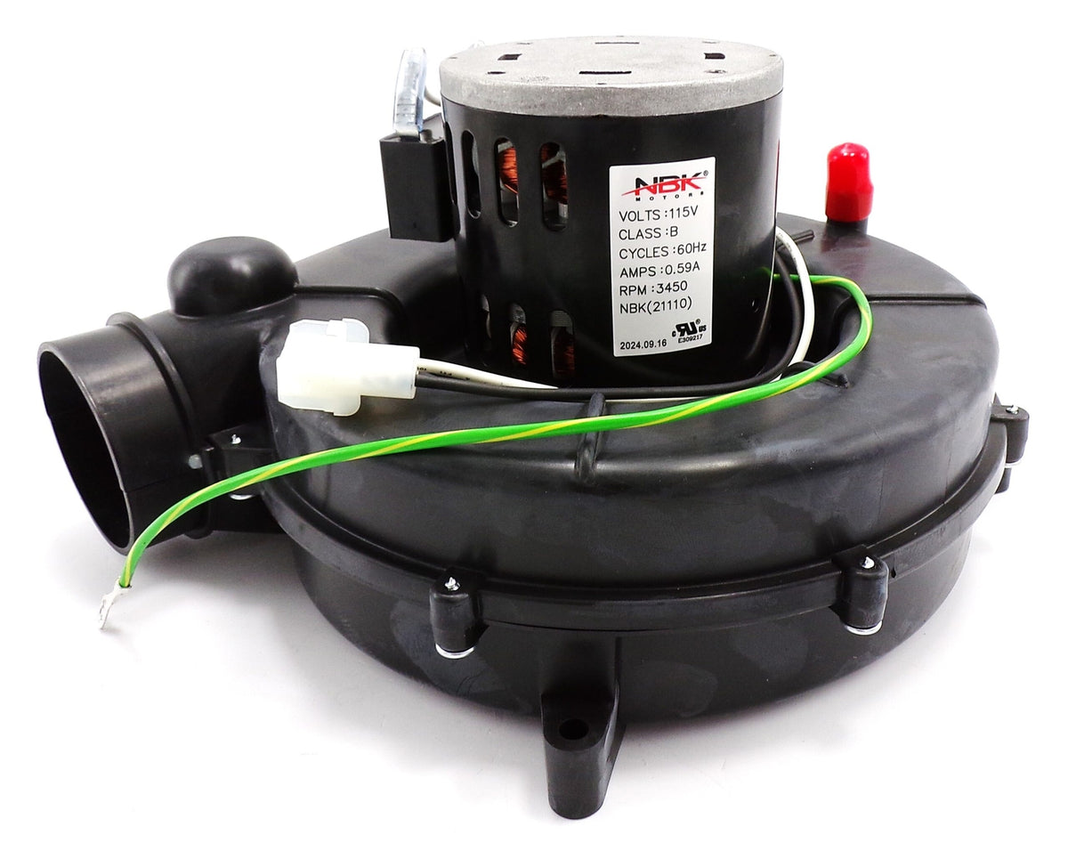 NBK 21110 Furnace Draft Inducer Motor Assembly for Fasco A122 702111227 Nordyne