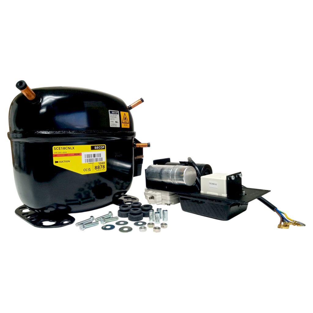 Secop SCE18CNLX.230 Compressor 3099 BTU/h LBP R290 230V 3/4HP