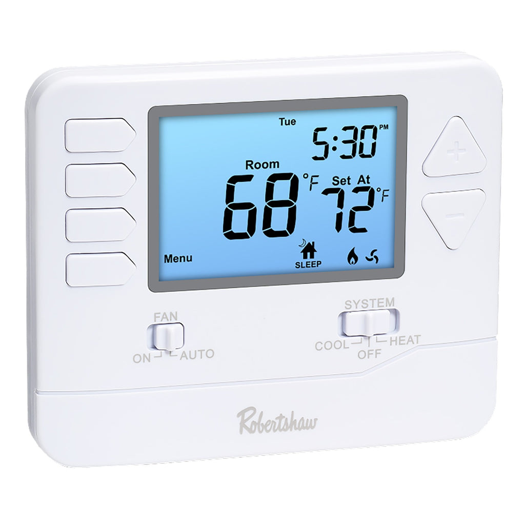 Robertshaw Programmable Single Stage 1H/1C 7 Day Wall Thermostat RS9110