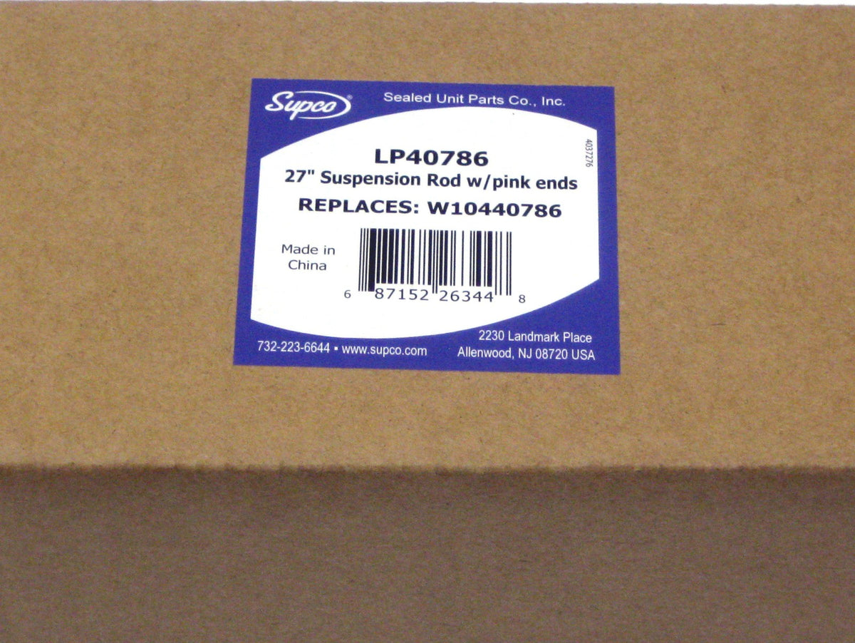 Supco LP40786 Washing Machine 27" Suspension Rods W10440786 Whirlpool