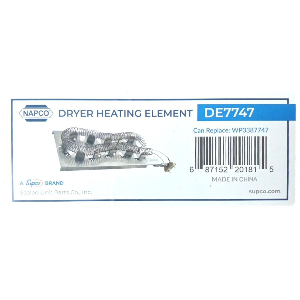 WP3387747 Dryer Heater Heating Element fits Whirlpool Kenmore Roper
