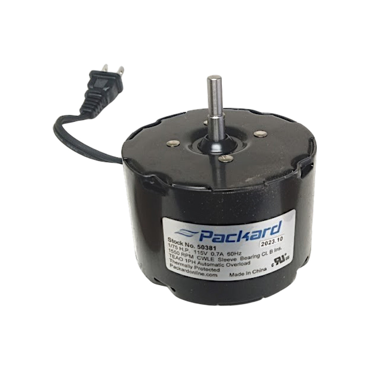 Packard 50381 Bathroom Fan Vent Motor for Broan Nutone 434A 407A