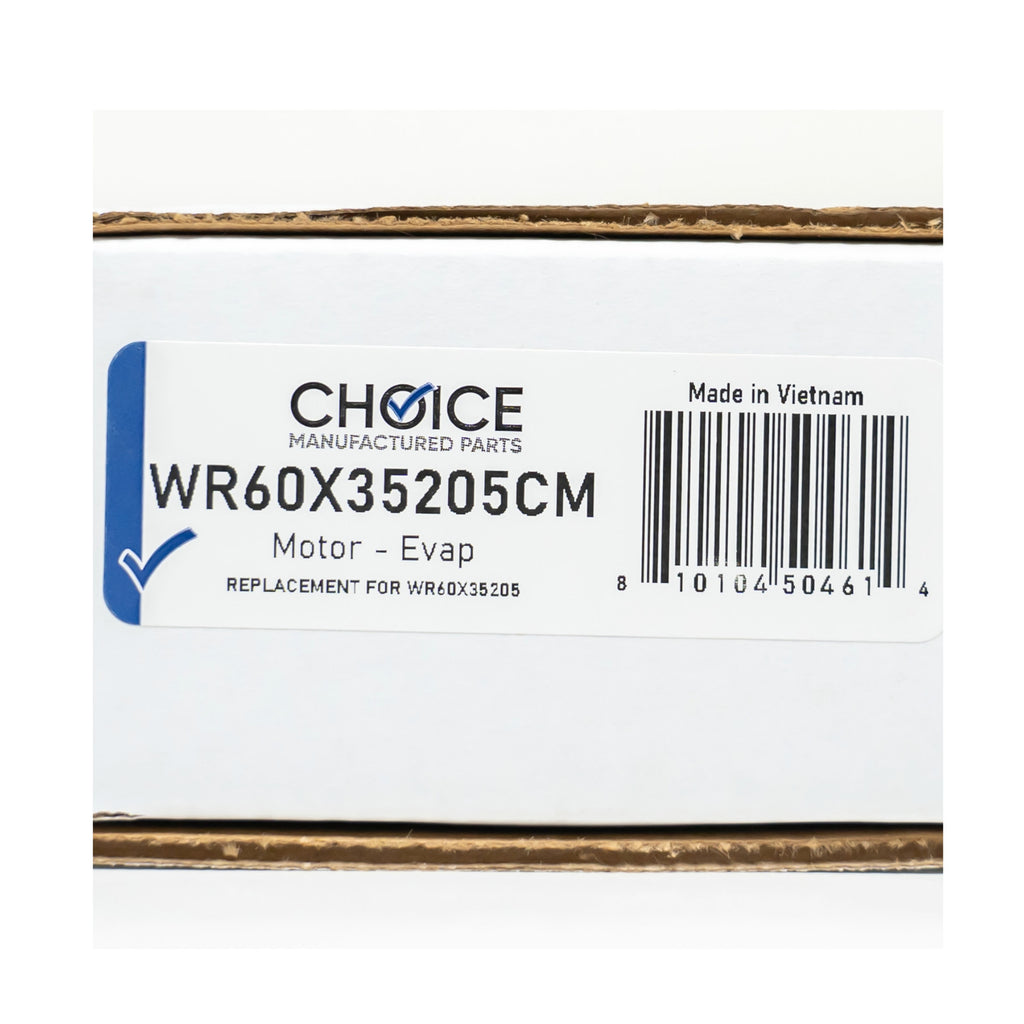 Choice Part WR60X35205 for GE Refrigerator Evaporator Fan Motor