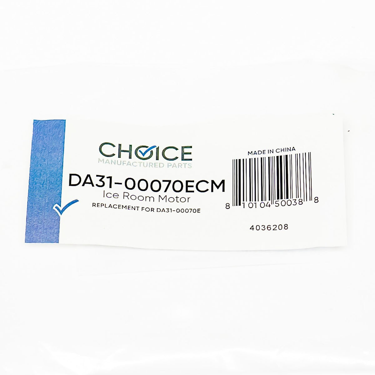 DA31-00070E for Samsung Refrigerators Ice Auger Fan Motor Choice Part