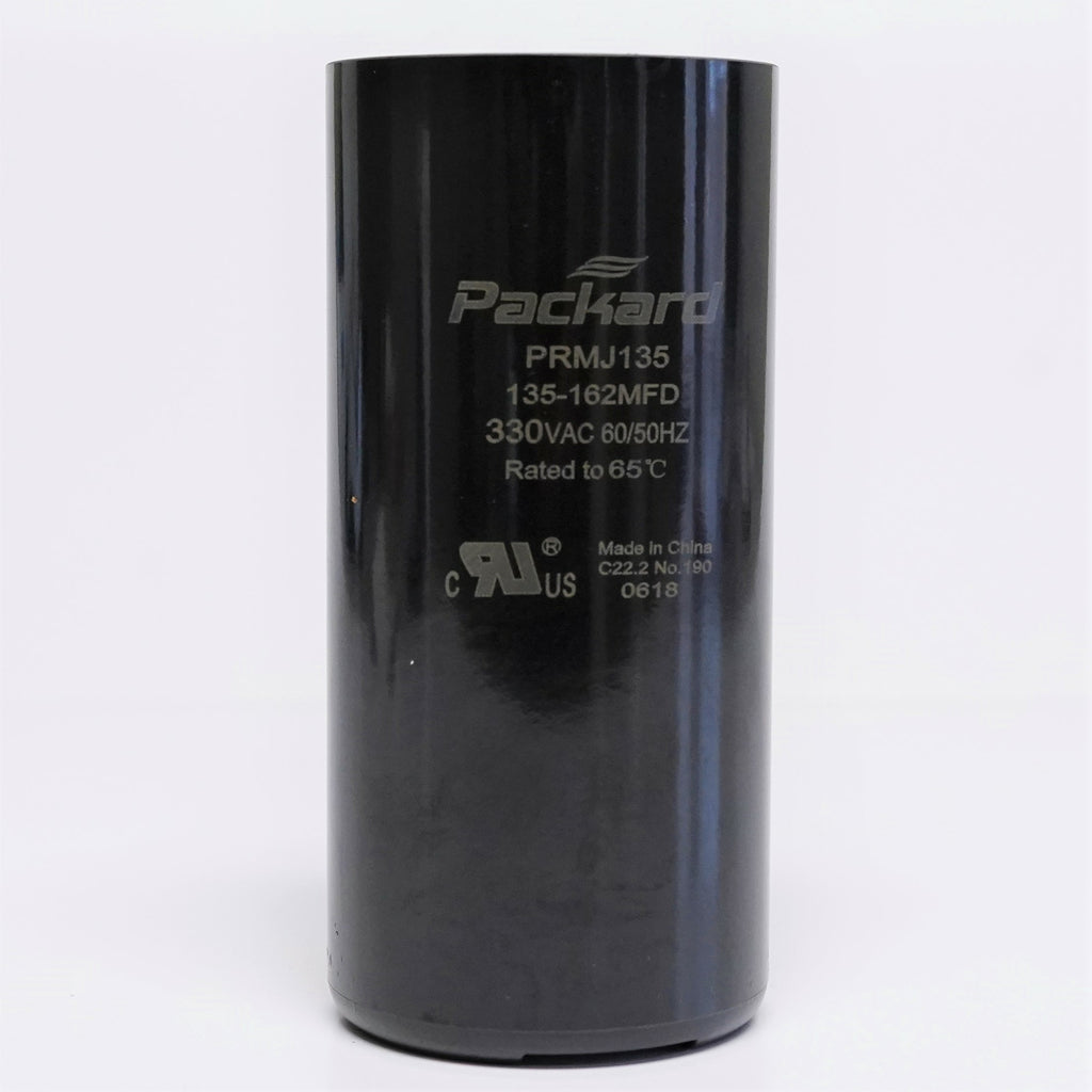 Packard PRMJ135 Motor Start Capacitor. 135-162 MFD UF / 330 VAC