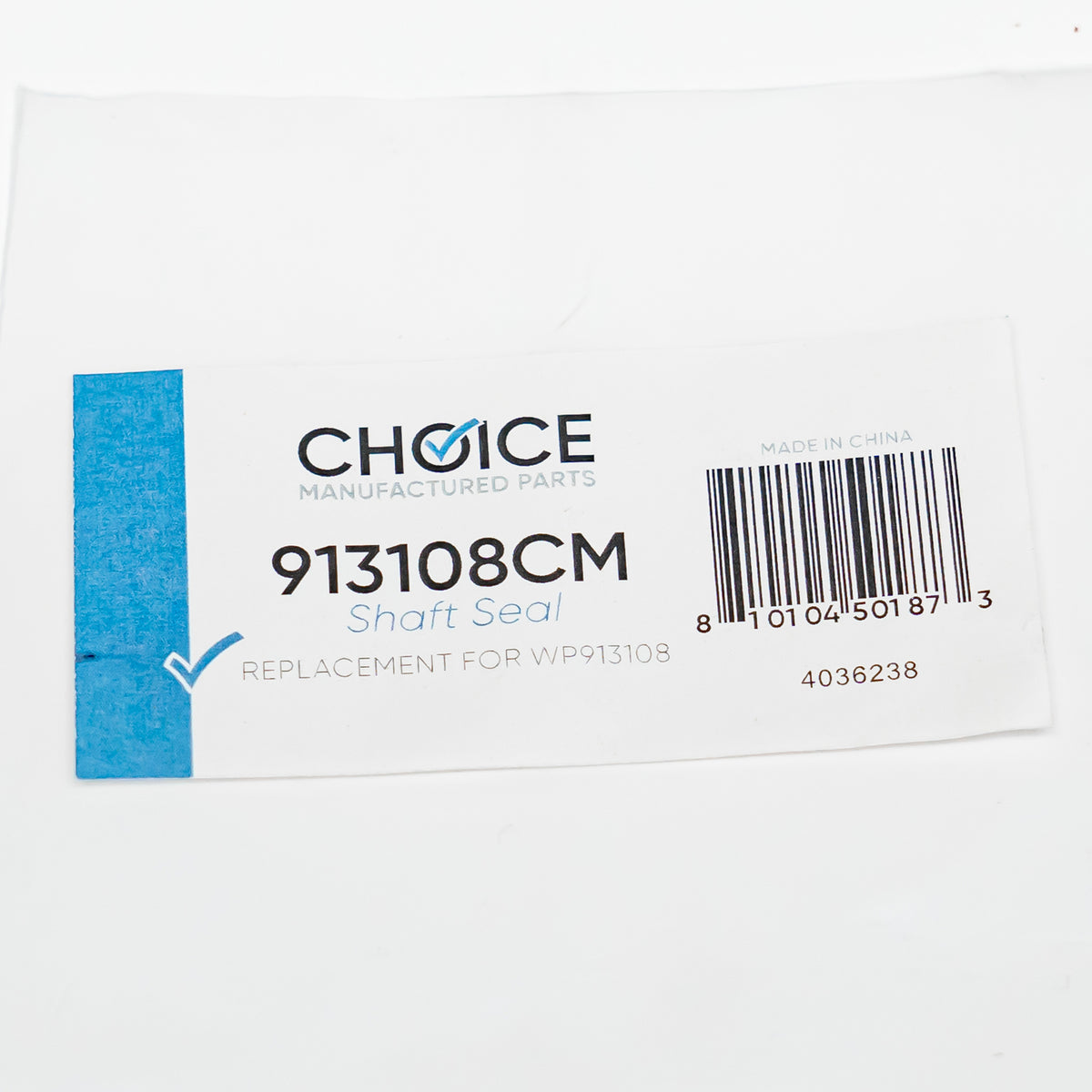 Choice Parts 913108 Dishwasher Solenoid Shaft Seal for Maytag Whirlpool WP913108