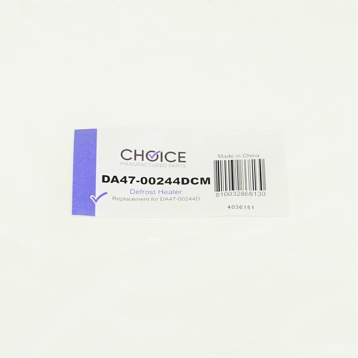 Choice Manufactured DA47-00244D for Samsung Refrigerator Defrost Heater Element