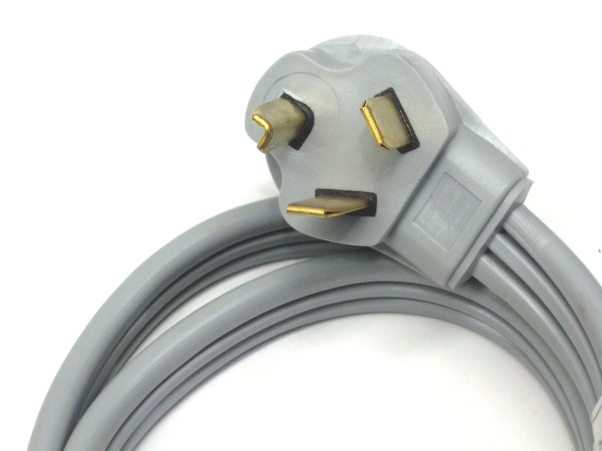 Clothes Dryer Power Cord 3 Prong Wire 30 Amp 10' Foot 10/3 Gauge Wire Heavy Duty