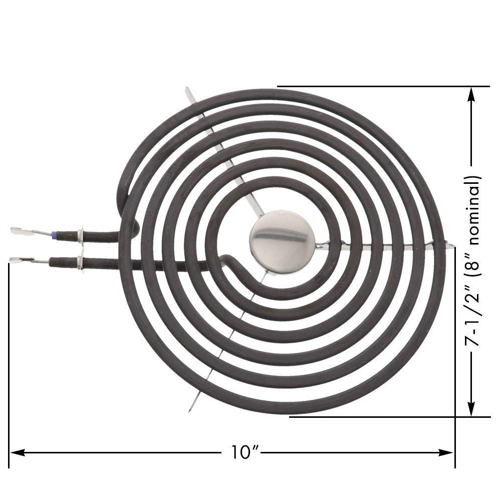 Exact Replacement for GE WB30M2 Range Burner 8" Large Element Stove Eye