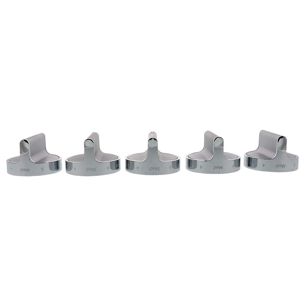 ERP W10762263 Gas Range Burner Knob Kit Pack of 5 W10766544