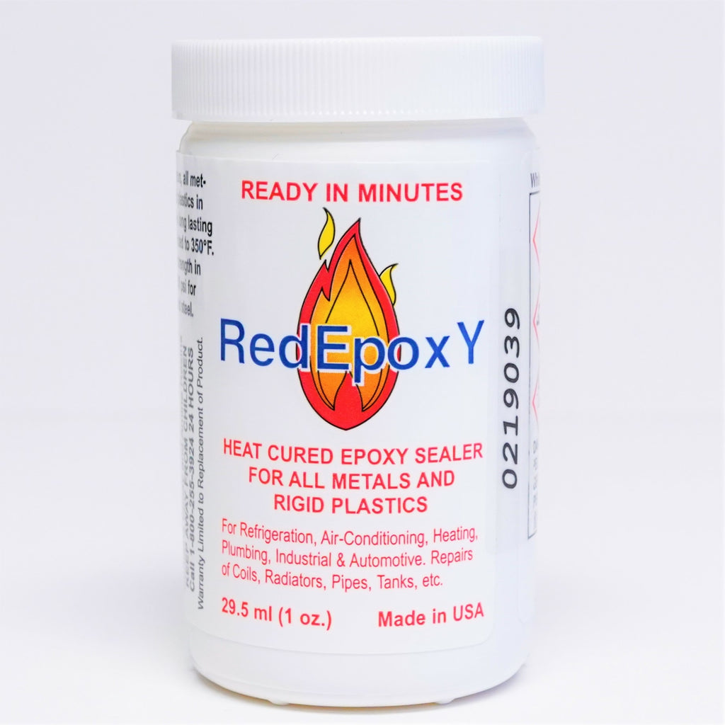Supco HS12001 Red Epoxy Repair Kit for Metals & Rigid Plastics