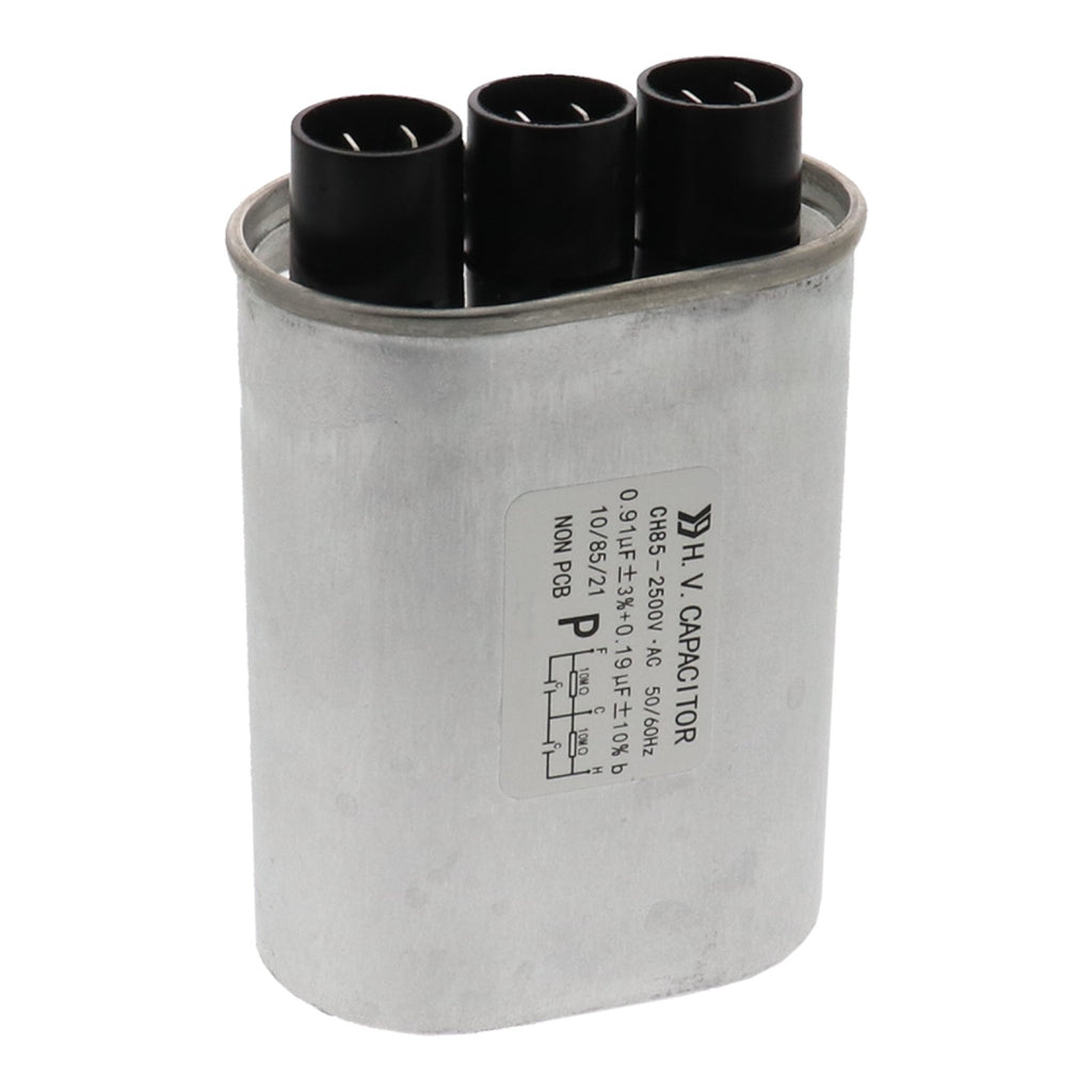 100232 Rapid Cook Oven Dual High Voltage Capacitor 0.91uF 2500V for TurboChef