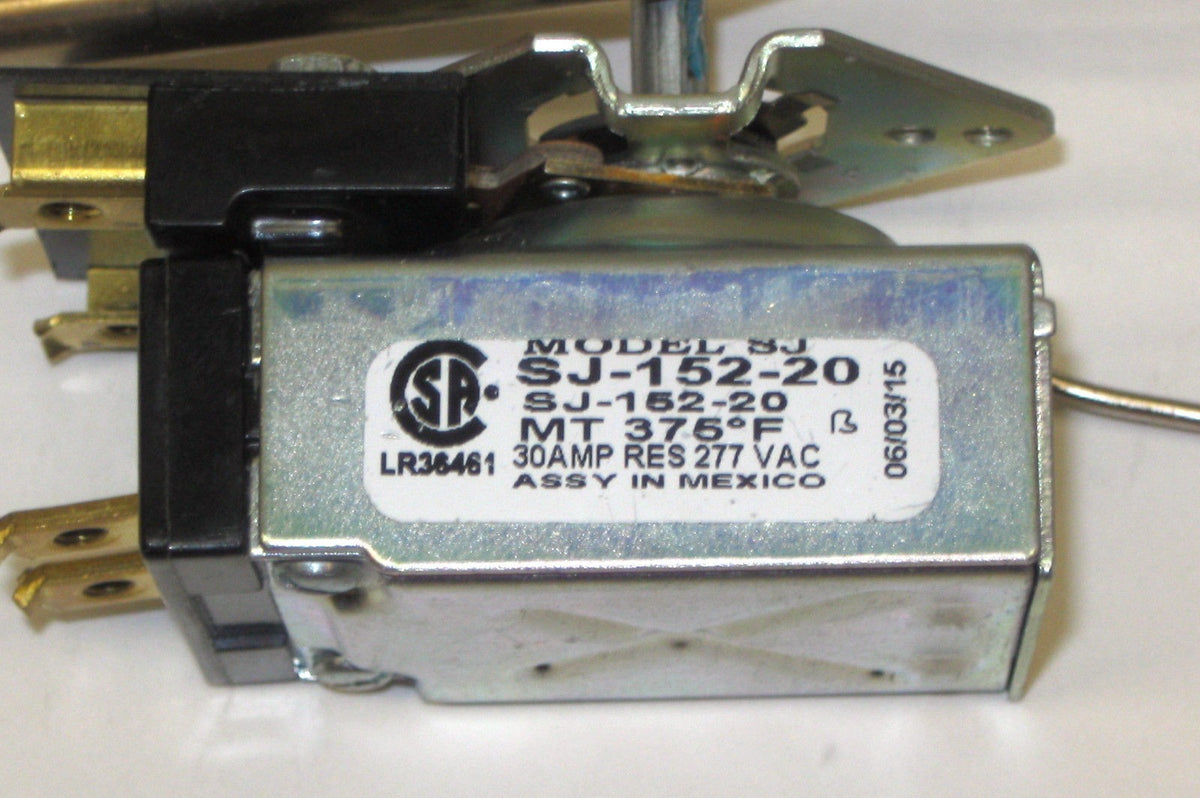 Robertshaw SJ-152-20 Commercial Fryer Thermostat for 46-1011 Star 2T-30133