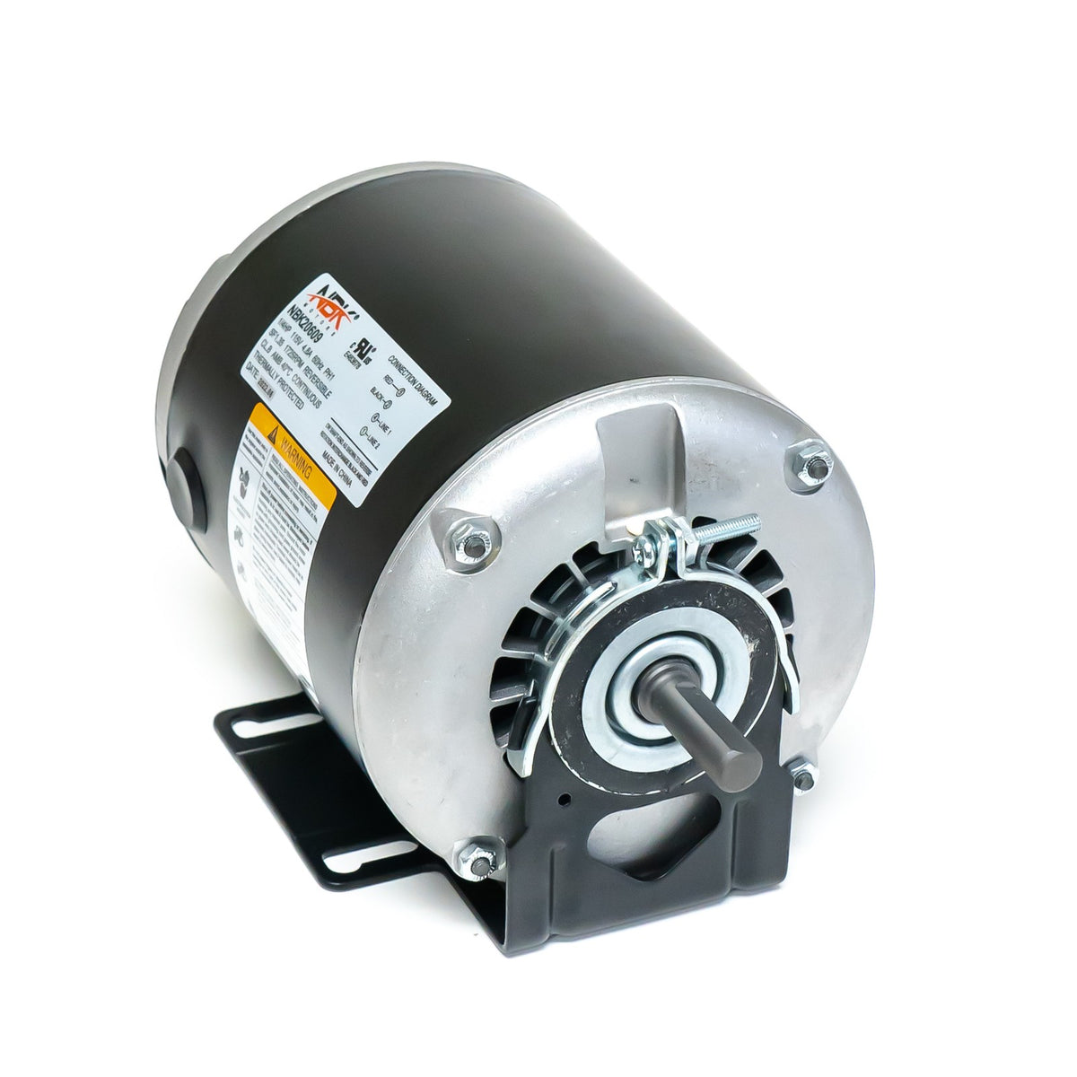 NBK 20609 Belt Drive Motor 1/4 HP 1725 RPM 115 Volts Replacement for GF2024