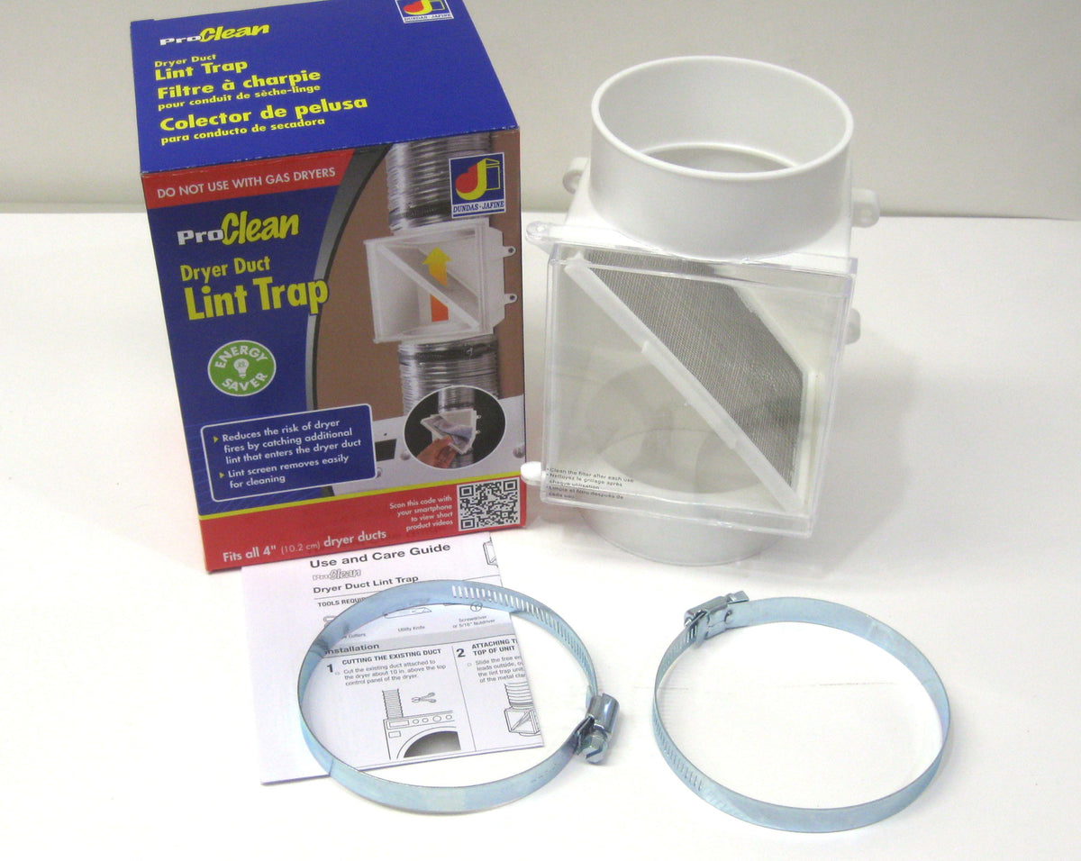 PCLT4WZW ProClean Dryer Duct Lint Trap Dundas Jafine