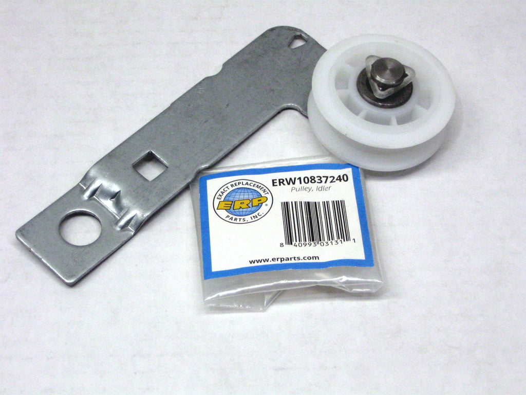 Exact W10837240 Dryer Idler Bracket Pulley For Whirlpool AP5988716 PS11726337