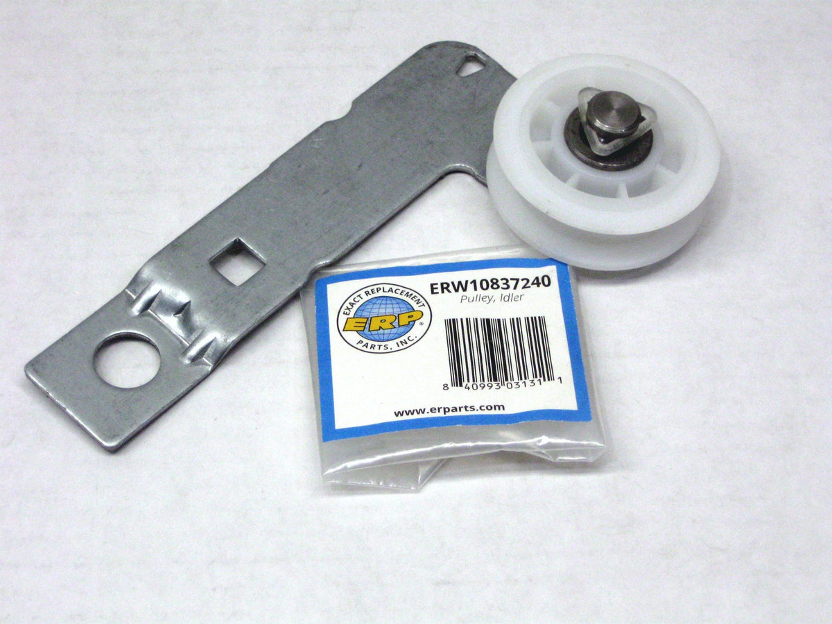 Exact W10837240 Dryer Idler Bracket Pulley For Whirlpool AP5988716 PS11726337