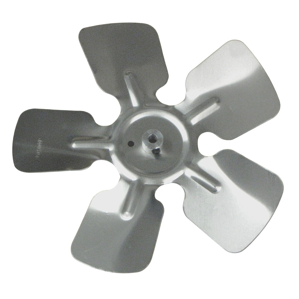 A63841 Metal Fan Blade 8" Diameter 5 Blades 1/4" Bore Hub CW 24 Degree Propeller