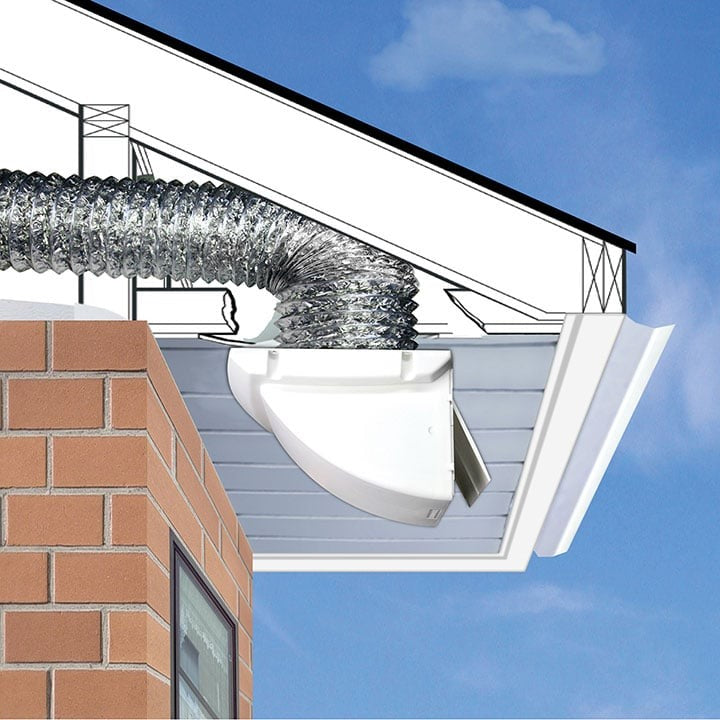 Dundas Jafine SDV4WXZW4 Soffit Dryer Exhaust Vent 4 inch