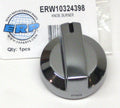 Gas Cooktop Burner Knob for Whirlpool Kitchenaid W10324398 AP5631314 PS3654555