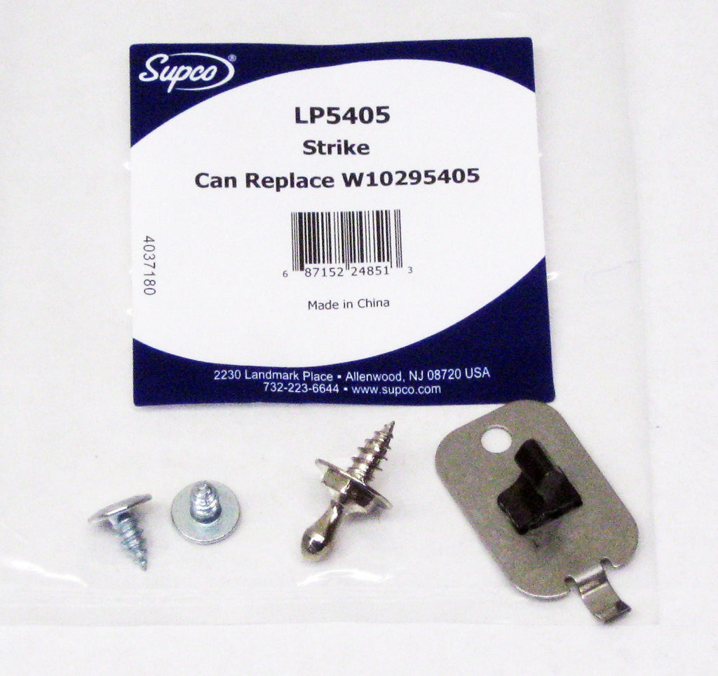 Supco W10295405 Clothes Dryer Door Strike for Whirlpool Roper Kenmore AP4501391
