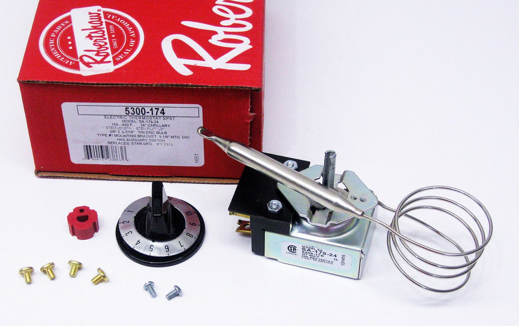 Robertshaw 5300-174 Oven Thermostat SA-179-24 for Star Y2313