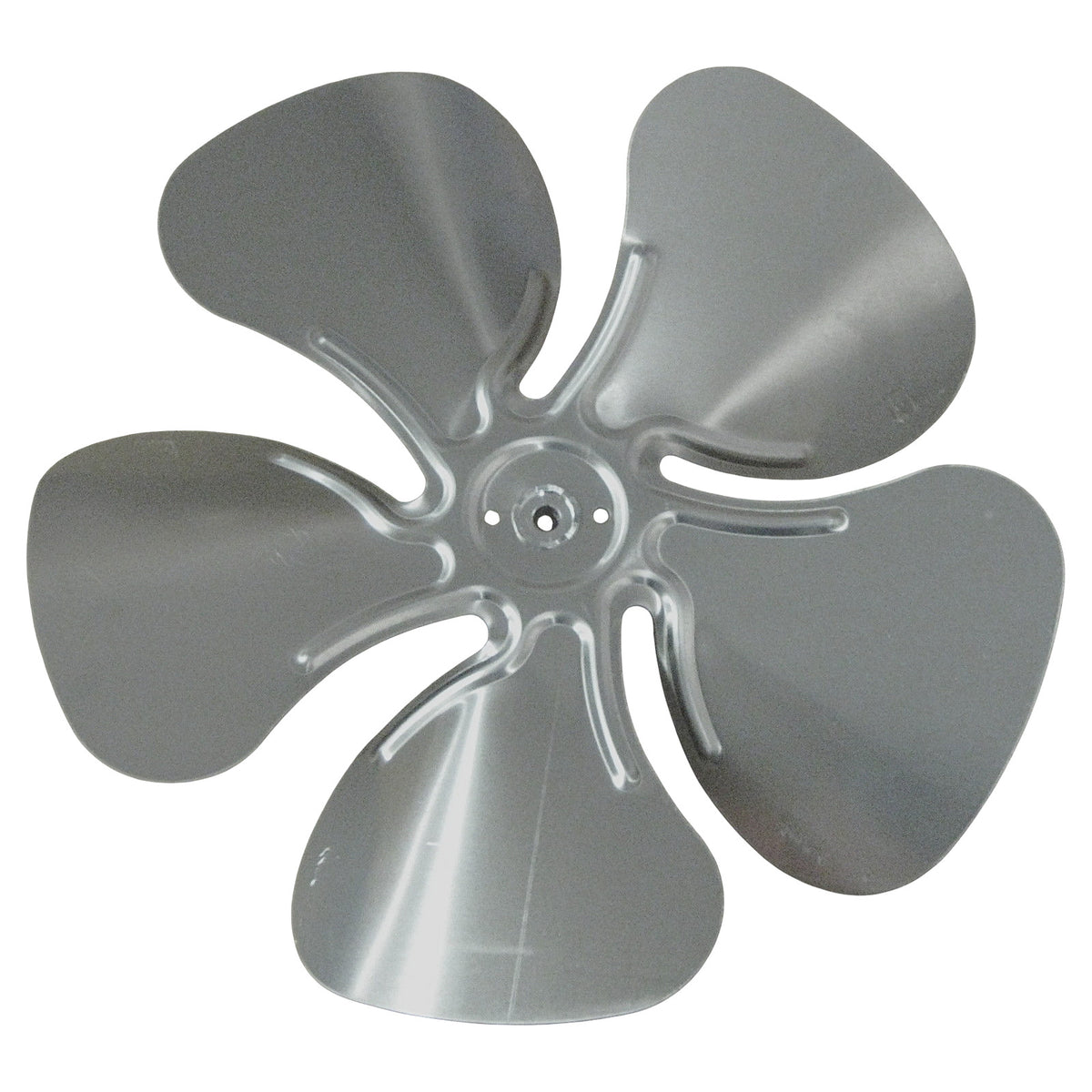 A65123 Metal Fan Blade 12" Diameter 5 Blades 5/16" Bore Hub CW 23 Degree Prop