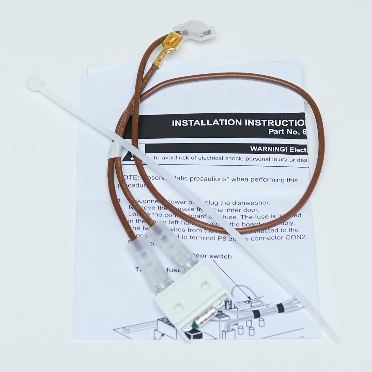Dishwasher Thermal Fuse Link Kit for Whirlpool 675813A