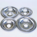 WB224 for GE Range Burner Bibs Bowls Chrome PKG 2 of WB31M15 2 of WB31M16