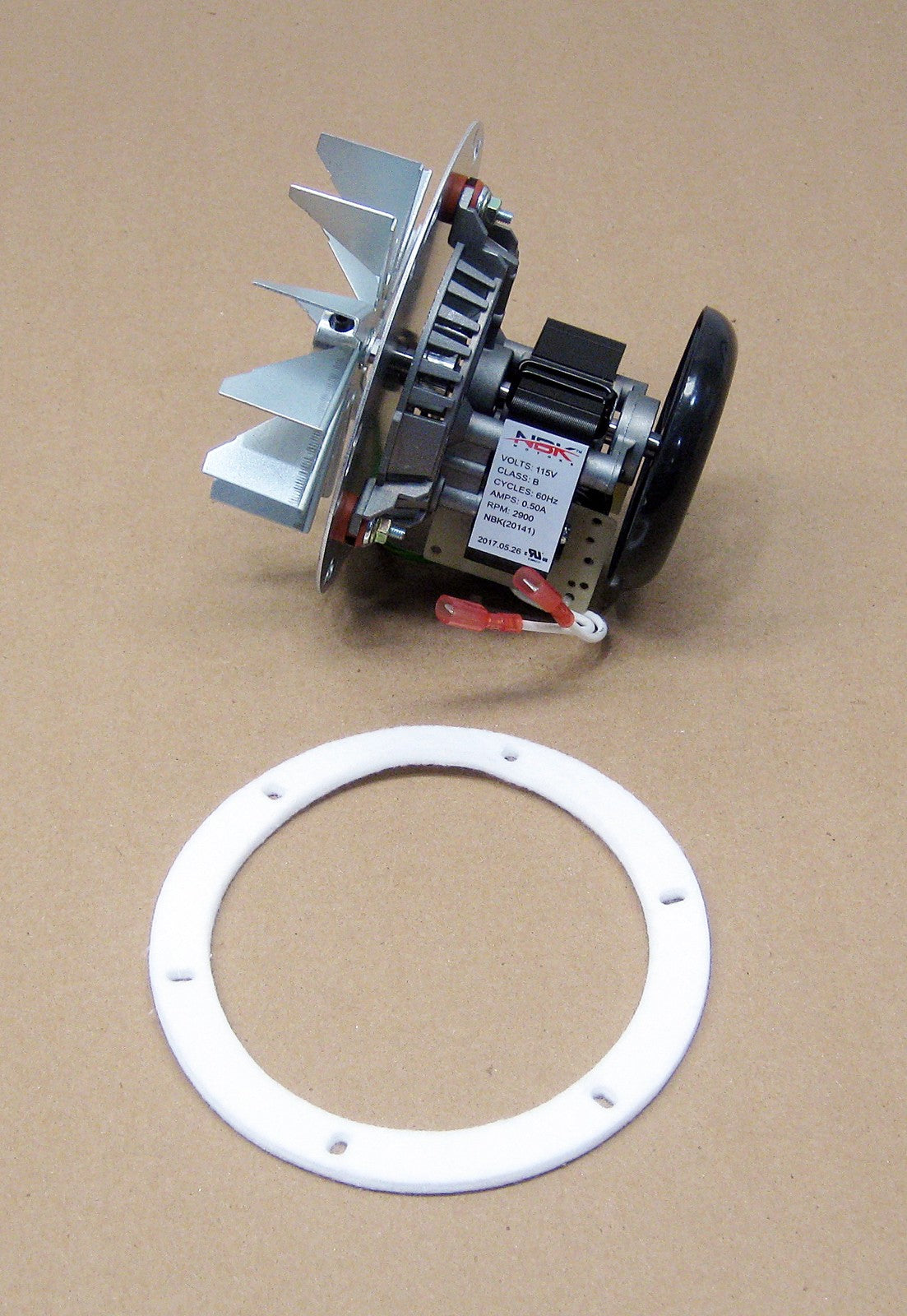 Pellet Stove Exhaust Blower Motor and Gasket for Quadrafire 812-4400
