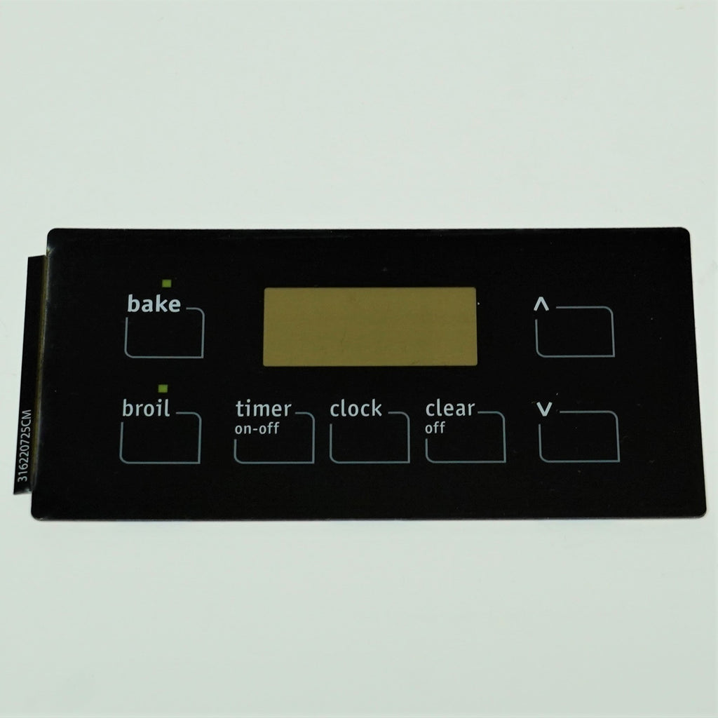 Choice Parts 316220725 for Electrolux Frigidaire Range Oven Control Overlay