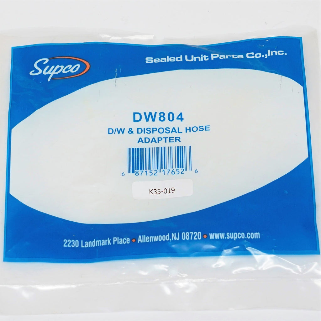Supco DW804 Dishwasher Drain to Garbage Disposal Disposer Hose Adapter