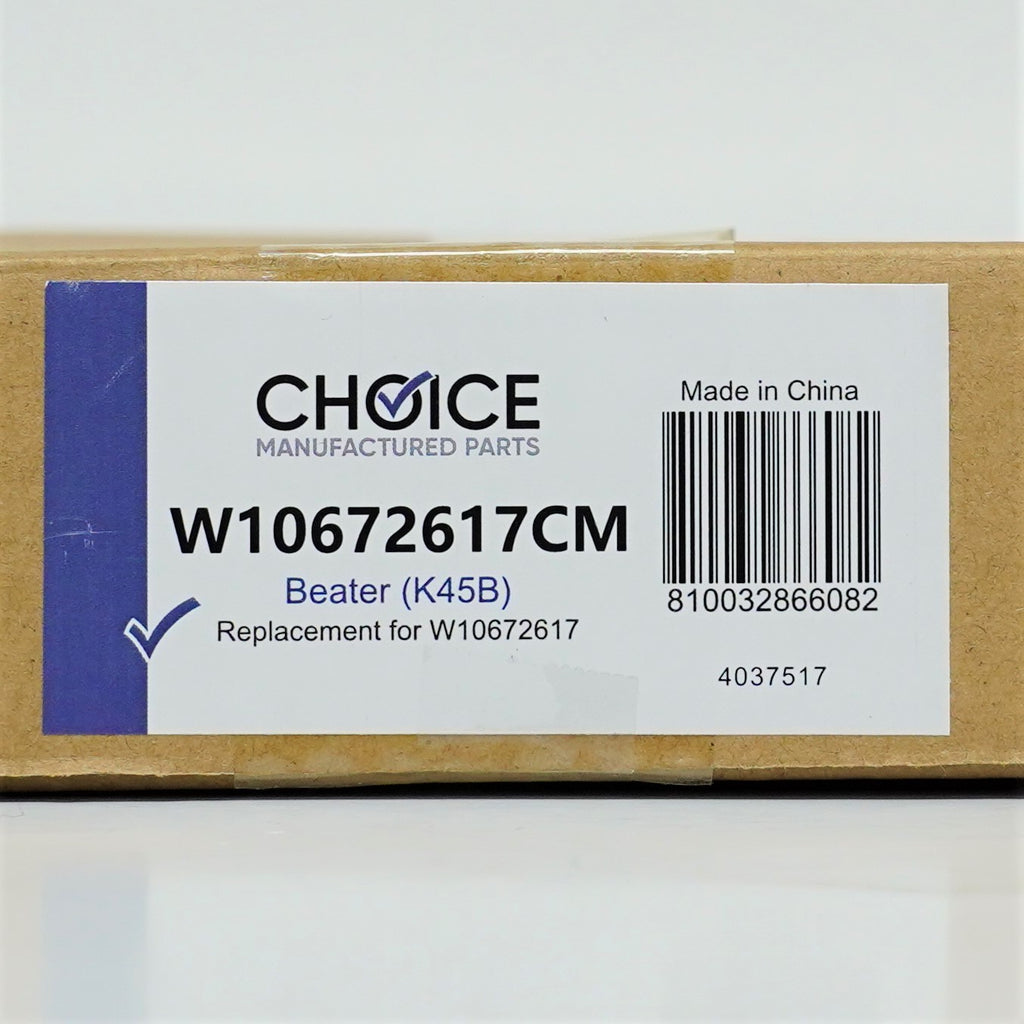 Choice Parts W10672617 for Kitchenaid Stand Mixer Coated Flat Head Beater